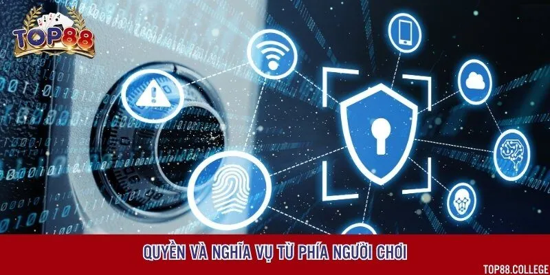 Người chơi có quyền xử lý mọi thông tin cá nhân của mình trên hệ thống cổng game